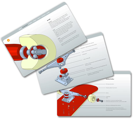 websitedesign webprojekt about skateboard