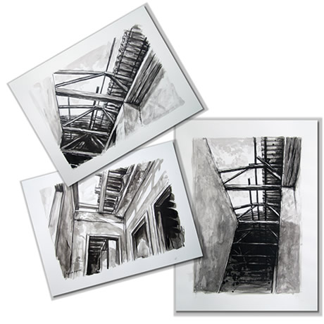 drawing wiesbaden series ink on paper
