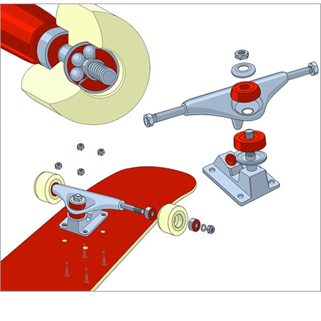 vectorgraphics skateboard