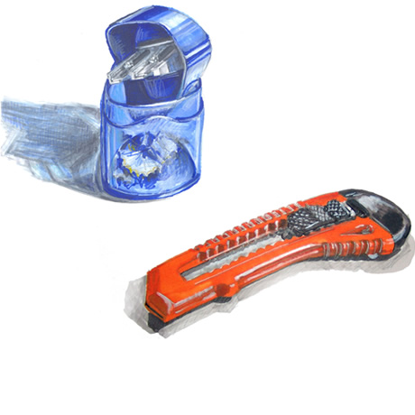 illustration layoutmarker technical objects