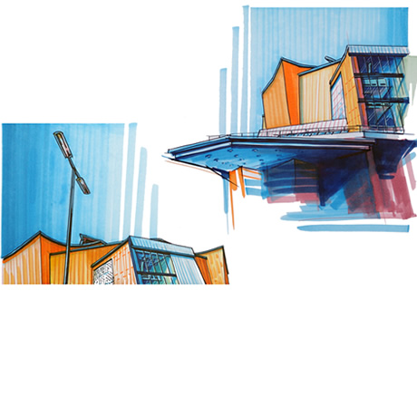 illustration layoutmarker architecture