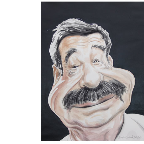 caricature matthau